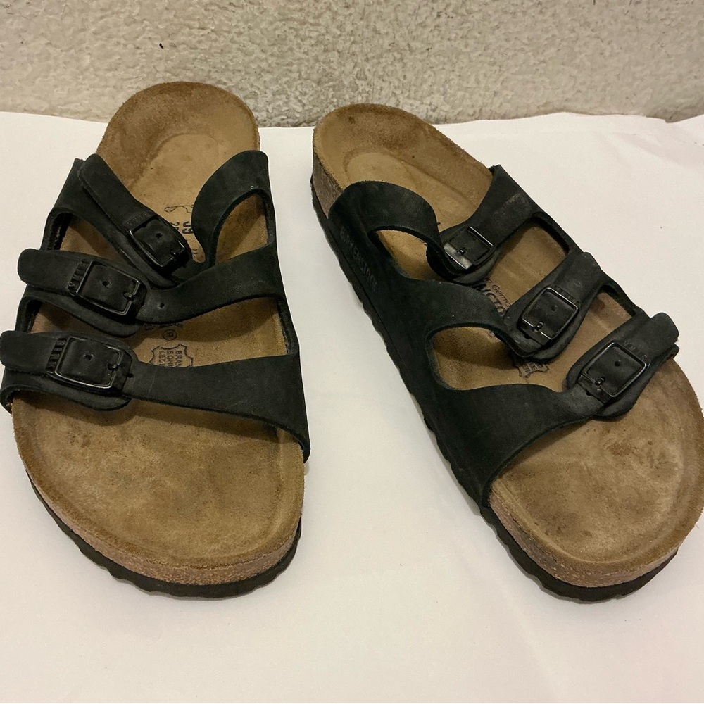 Birkenstock Florida Soft Footbed Sandal -unisex size 39 L8 M5 - Picture 4 of 8